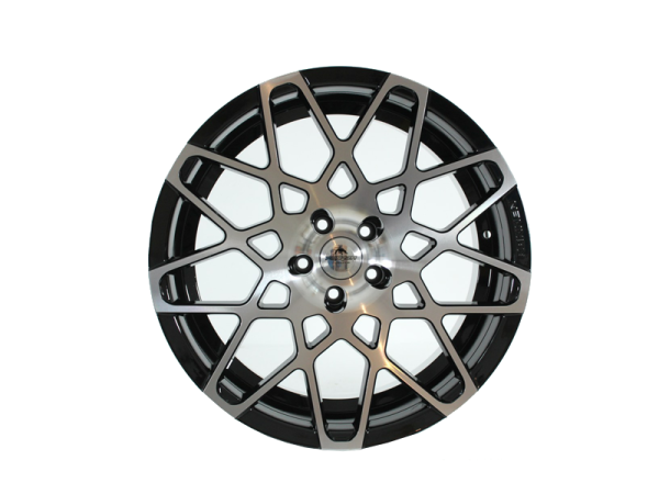 Forzza Spider 9x20 5x120 Black Face Machined