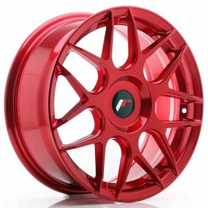 JR Wheels JR18 17×7 ET20-40 Blank Platinum Red