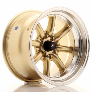 JR Wheels JR19 15×9 ET-13 4×100/114 Gold