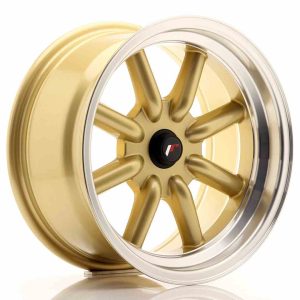 JR Wheels JR19 16×8 ET-20-0 BLANK Gold