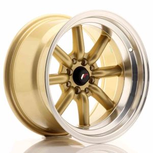 JR Wheels JR19 16×9 ET-15 4×100/114 Gold
