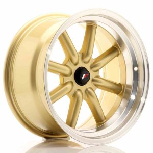 JR Wheels JR19 17×9 ET-25-(-10) BLANK Gold