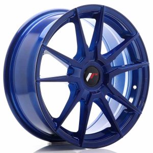 JR Wheels JR21 17×7 ET25-40 Blank Platinium Blue