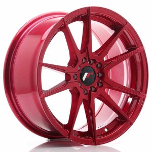 JR Wheels JR21 17×8 ET35 5×100/114 Platinum Red
