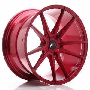 JR Wheels JR21 20×11 ET30-50 5H BLANK Platinum Red