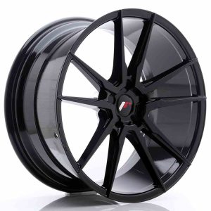 JR Wheels JR21 21×10 ET15-48 5H BLANK Glossy Black