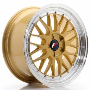 JR Wheels JR23 18×8,5 ET25-48 5H BLANK Gold w/Machined Lip