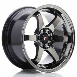 JR Wheels JR3 15×8 ET25 4×100/108 Black Chrome