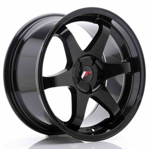 JR Wheels JR3 18×9 ET35-40 5H BLANK Glossy Black