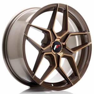 JR Wheels JR34 18×8 ET20-42 5H BLANK Platinum Bronze
