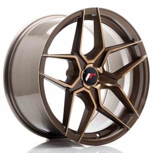 JR Wheels JR34 18×9 ET20-42 5H BLANK Platinum Bronze
