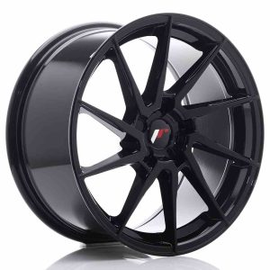 JR Wheels JR36 18×9 ET20-48 5H BLANK Gloss Black