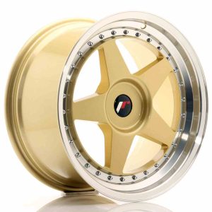 JR Wheels JR6 18×9,5 ET20-40 BLANK Gold w/Machined Lip