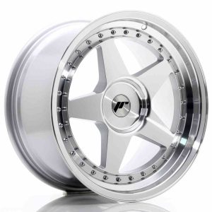JR Wheels JR6 18×9,5 ET20-40 BLANK Silver Machined Face